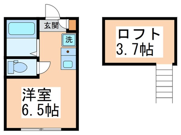 プライムテラス中野島の物件間取画像